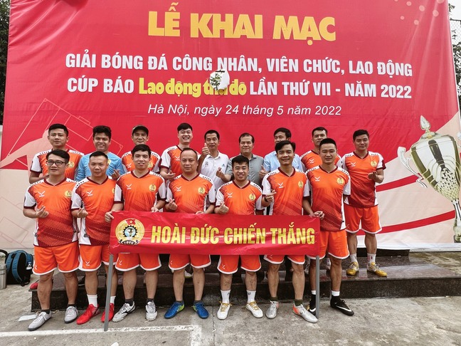 Vetvaco tham gia giải bóng đá báo Lao động Thủ đô