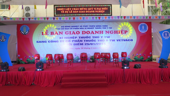 Lễ bàn giao doanh nghiệp